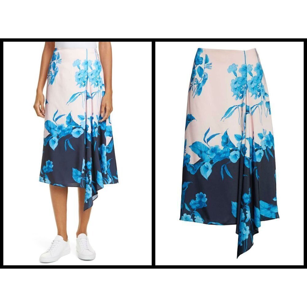 💕TED BAKER💕 Fantasia Floral Asymmetrical Skirt